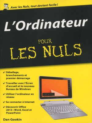cover image of L'Ordinateur Pour les Nuls, édition poche